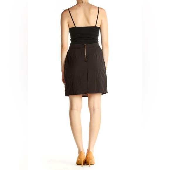 Francesca’s Miami Embroidered Black Mini Skirt Size Small - Picture 2 of 9